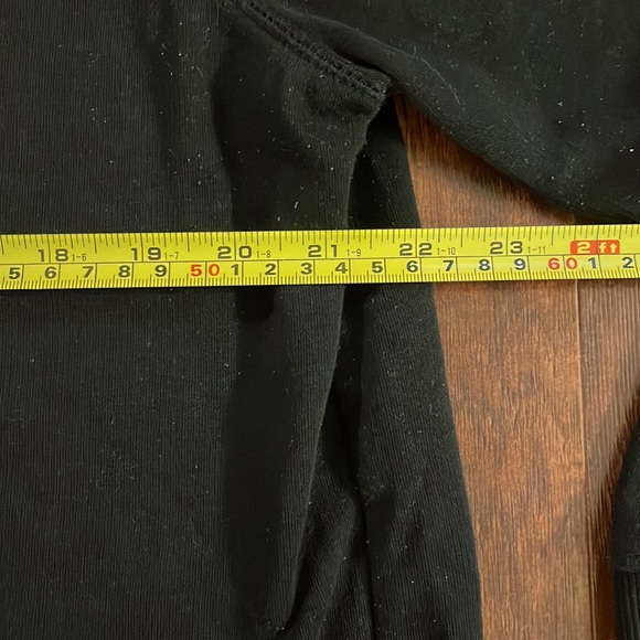 Longer Black Crewneck Tunic Sweatshirt Old Navy Large - Picture 4 of 7